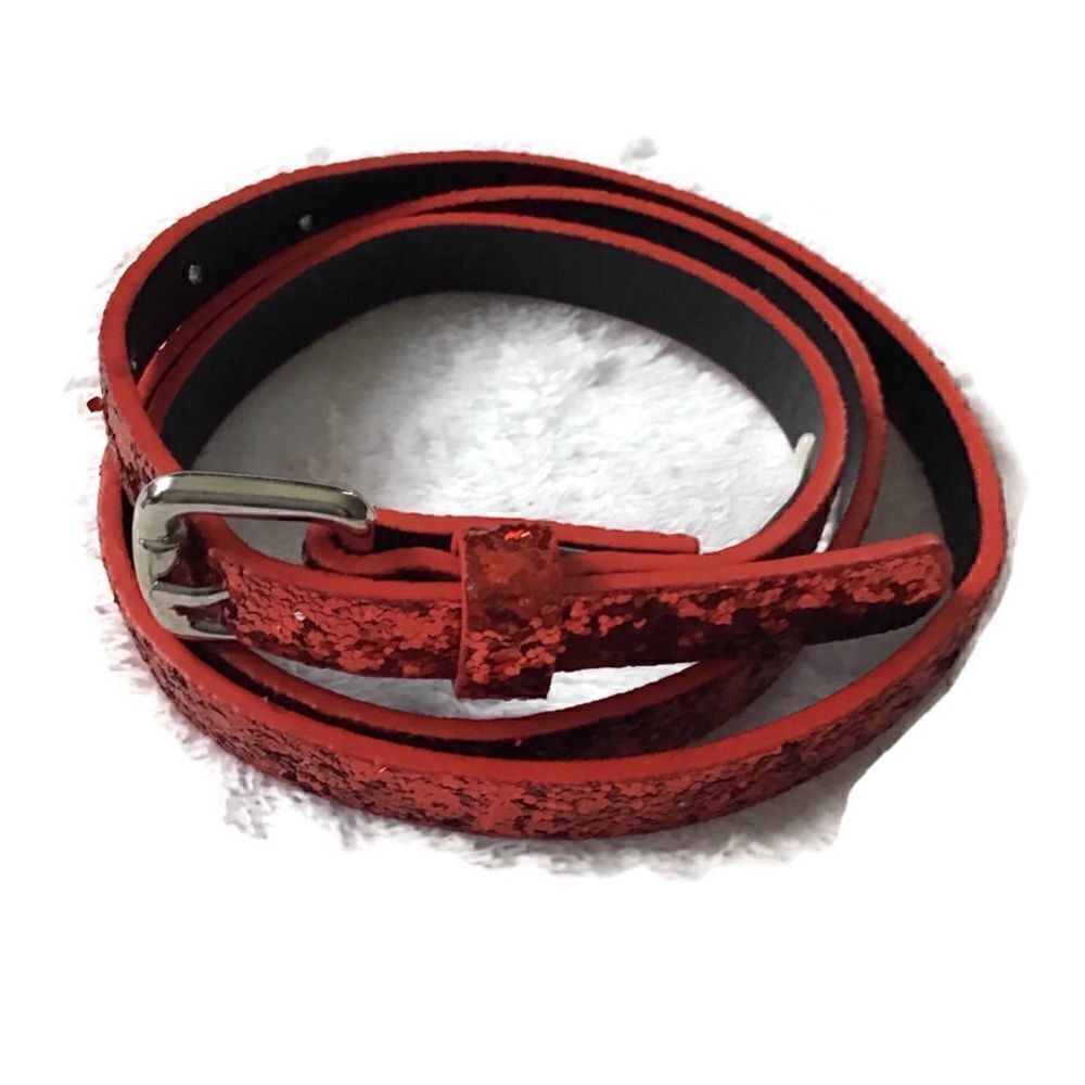 Red Glitter Belt